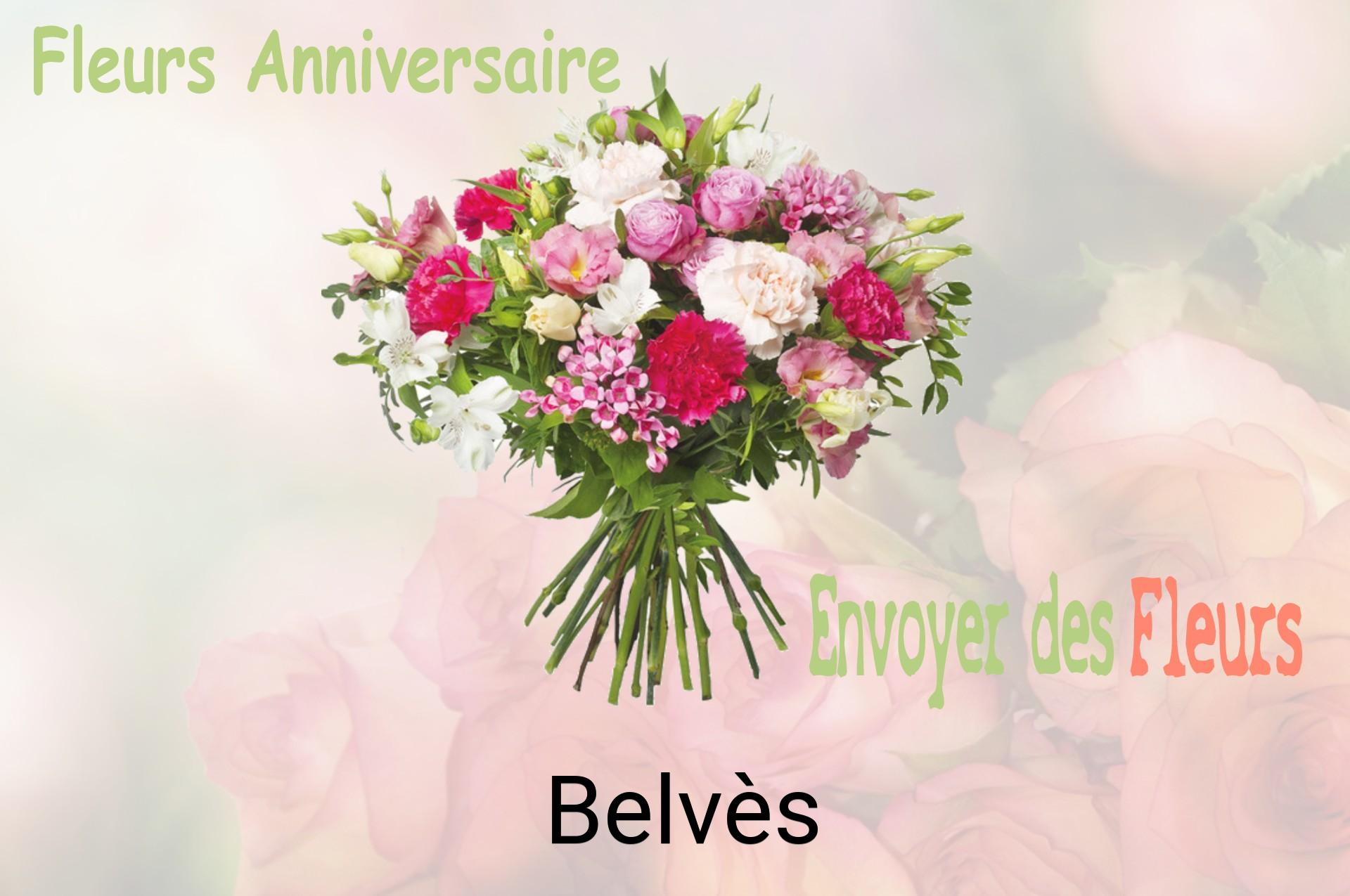 Bouquet de fleurs d’anniversaire livré à Belvès