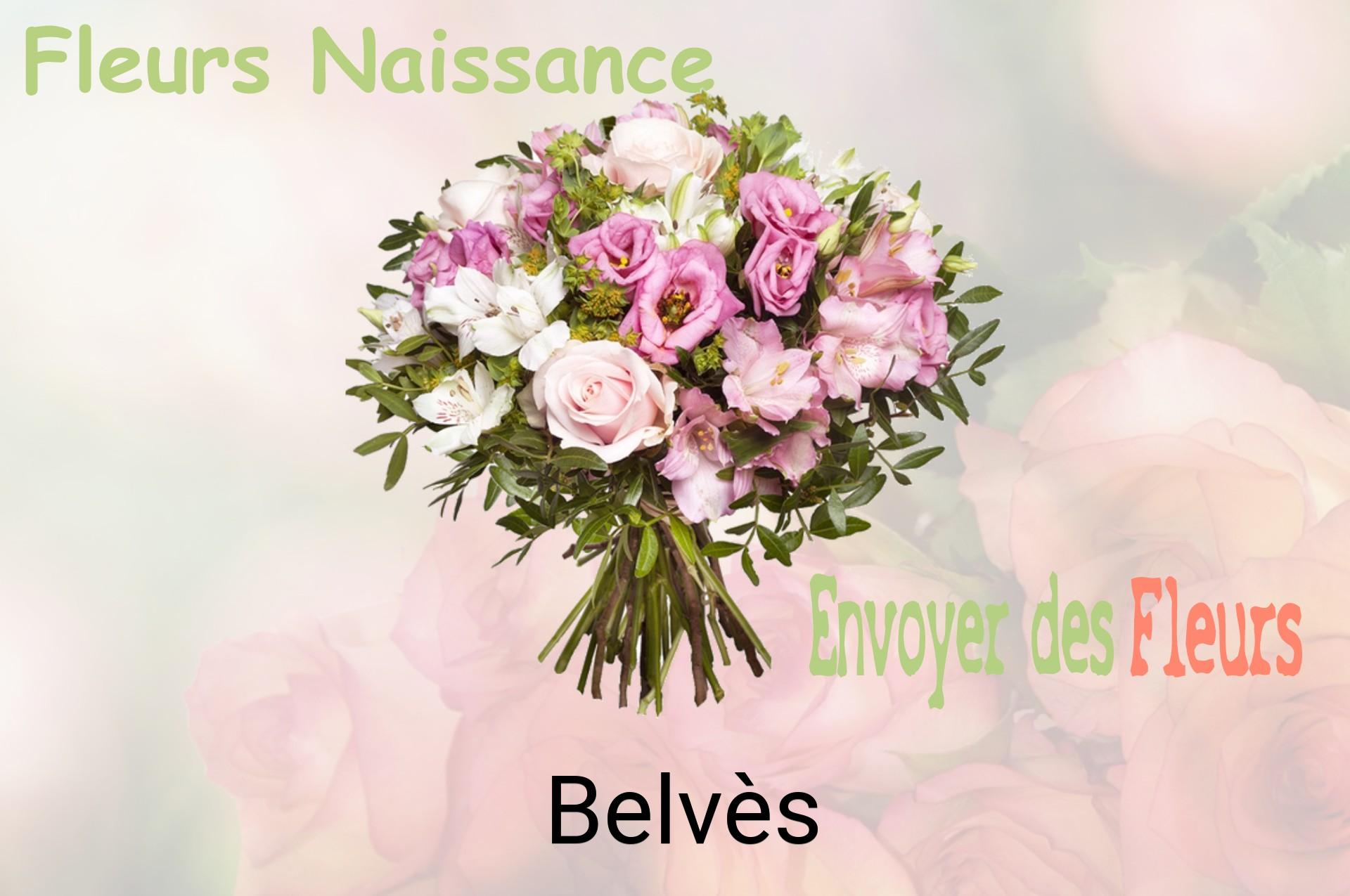 Bouquet de fleurs de naissance livré à Belvès